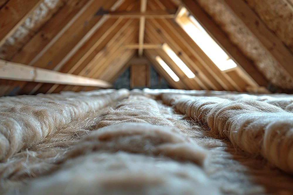 Fibre loft insulation